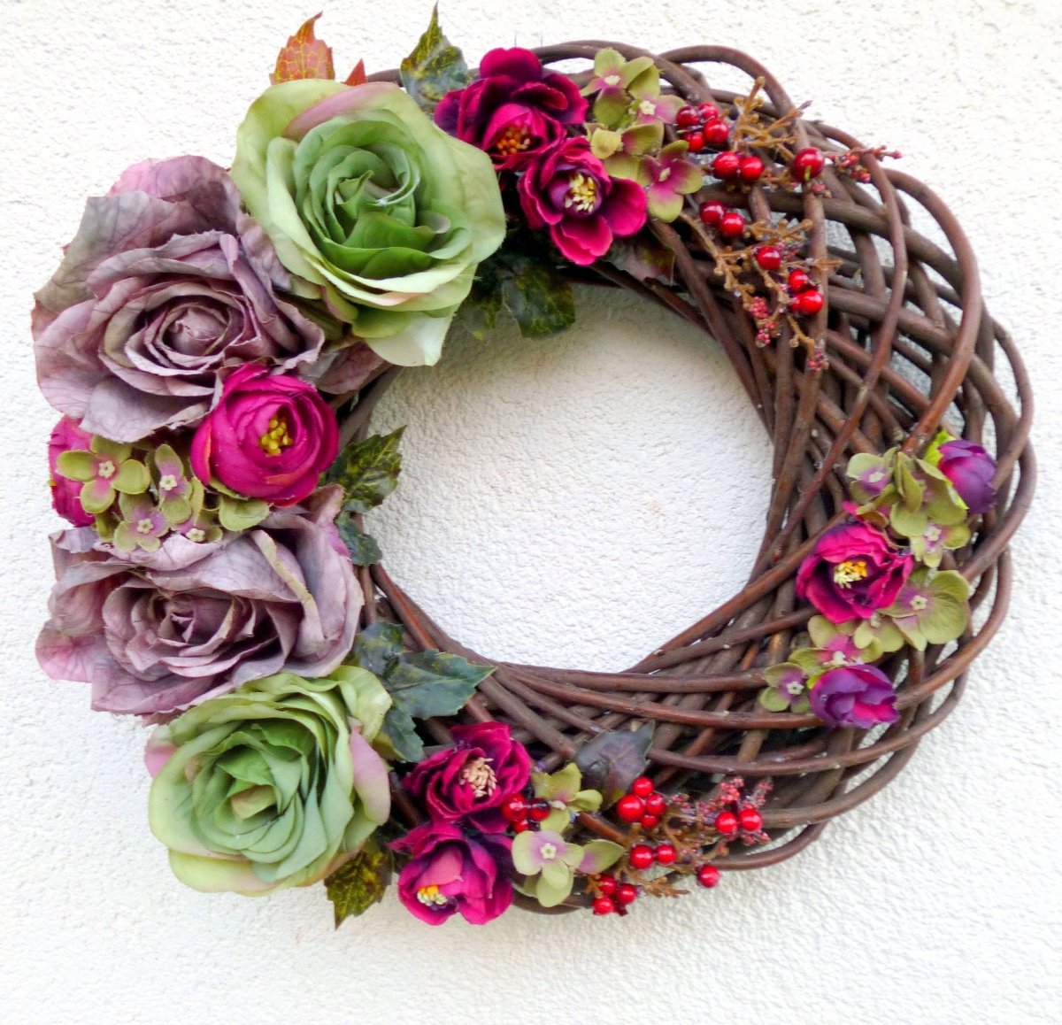 Věnec na dveře_Zahradní slavnost