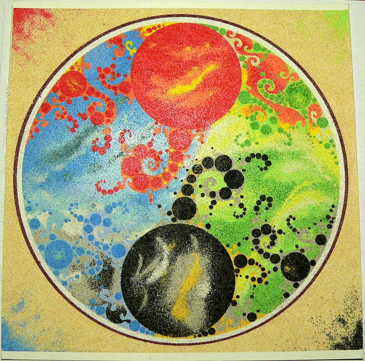 04 mandala čtyř živlů