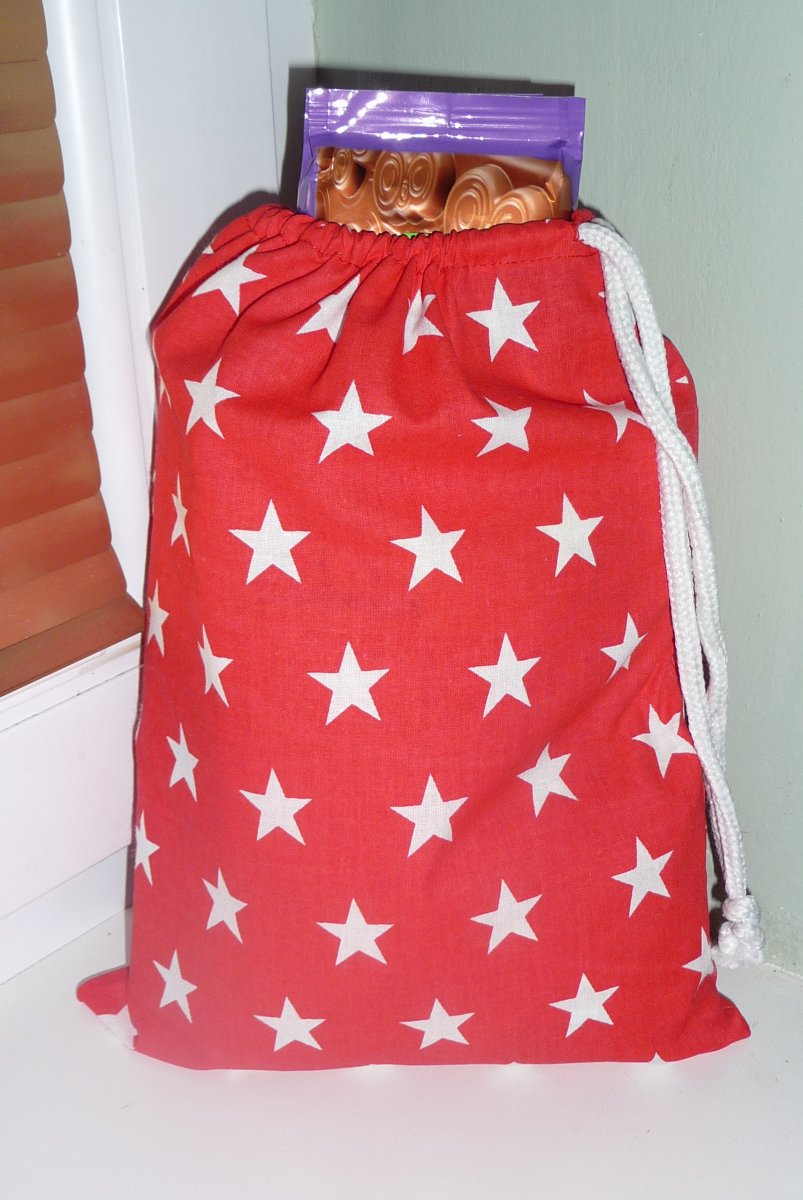 jednoduchý pytlík na vánoce mikuláše a vše jiné