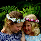 Znáš všechna moje tajemství_kopretinový věneček do vlasů