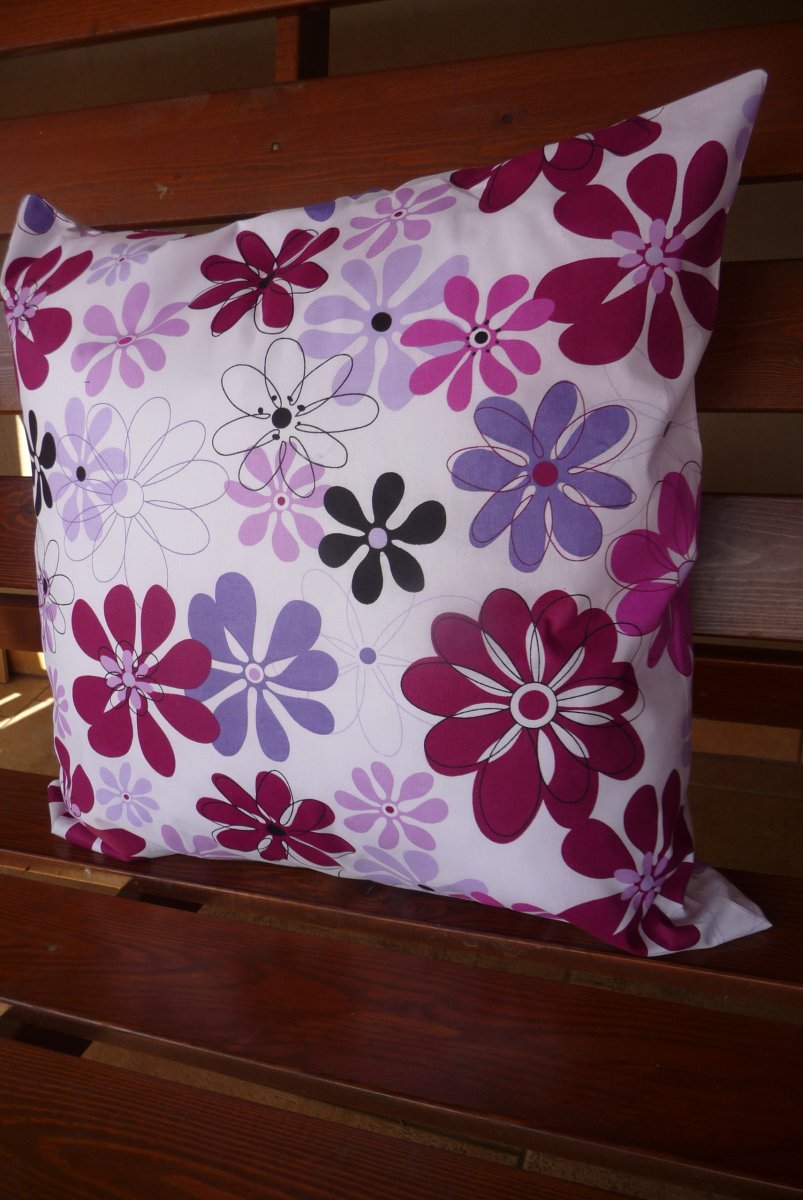 polštář Květiny 50cm x 50cm