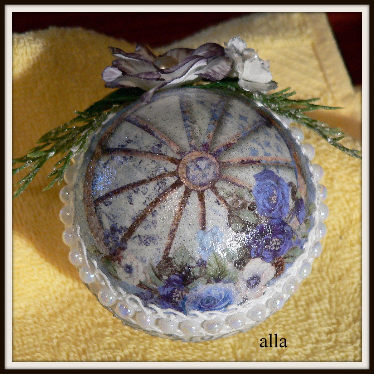 vánoční ozdoba - kolo