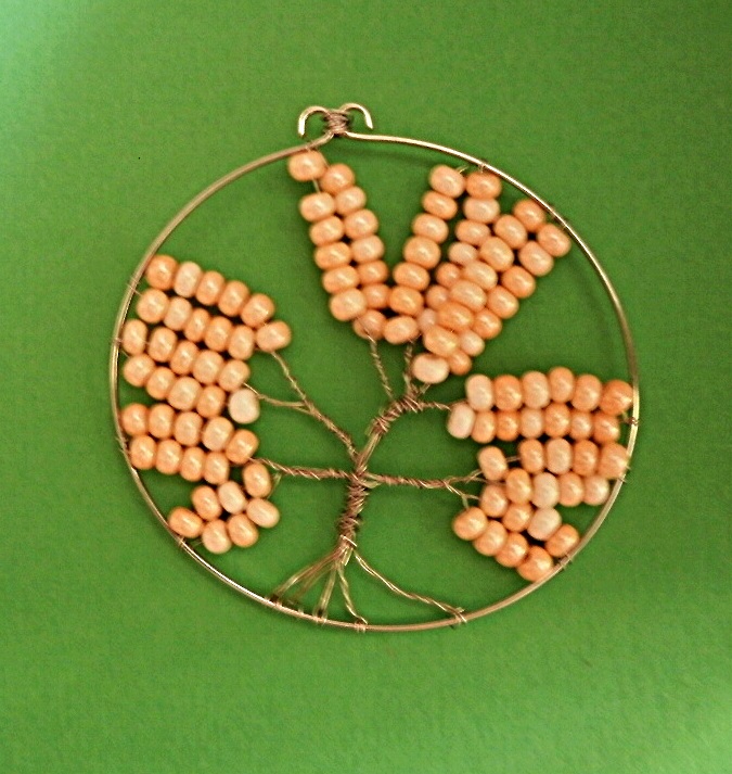 přívěsek růžově