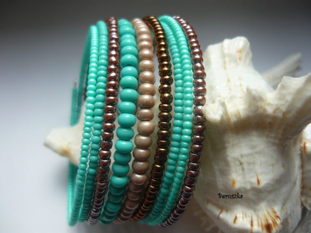 Paměťový náramek - čokoláda s mátou