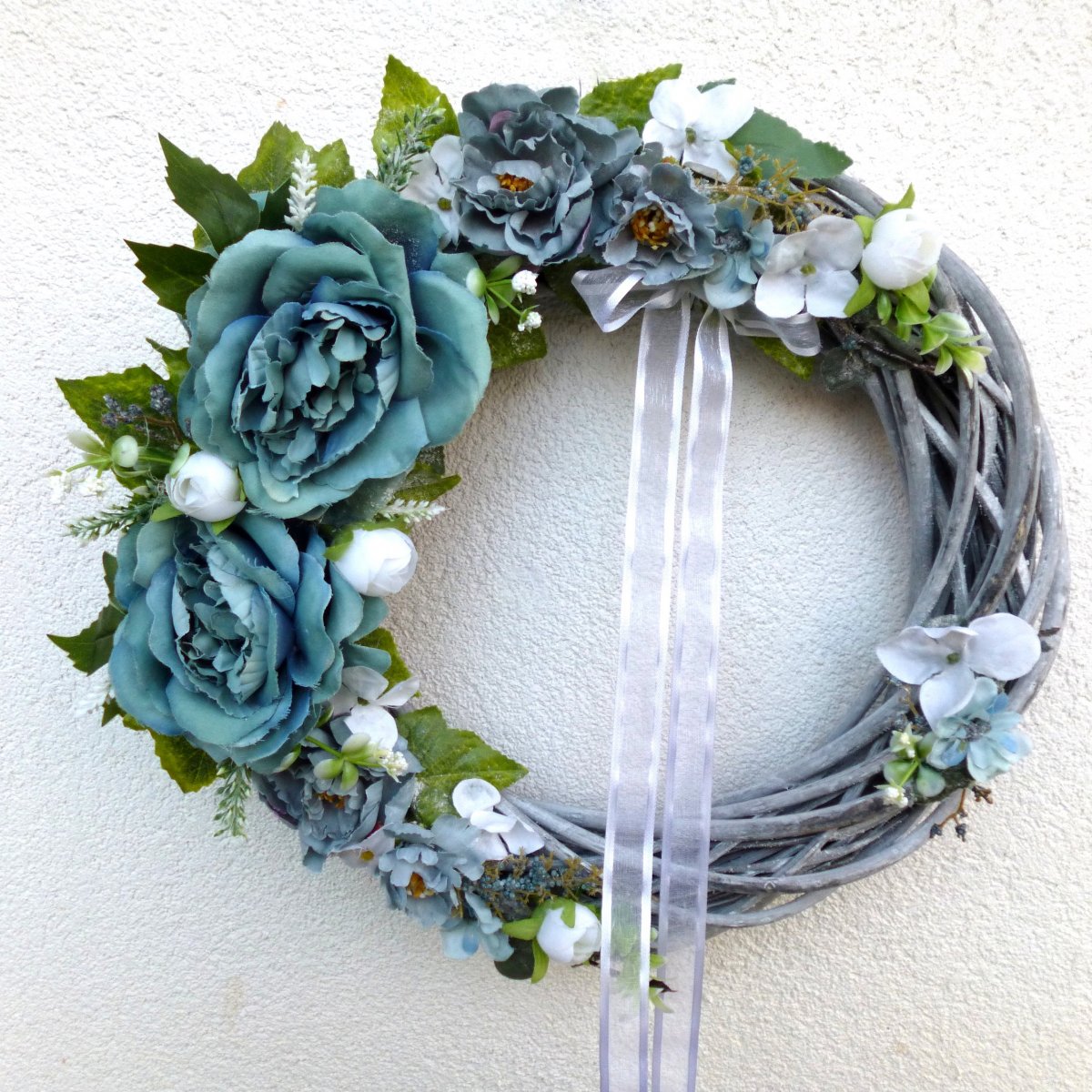 JEANS ROMANCE_ věnec na dveře