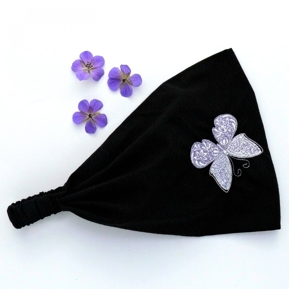 Látková čelenka, šátek - kouzelný motýl