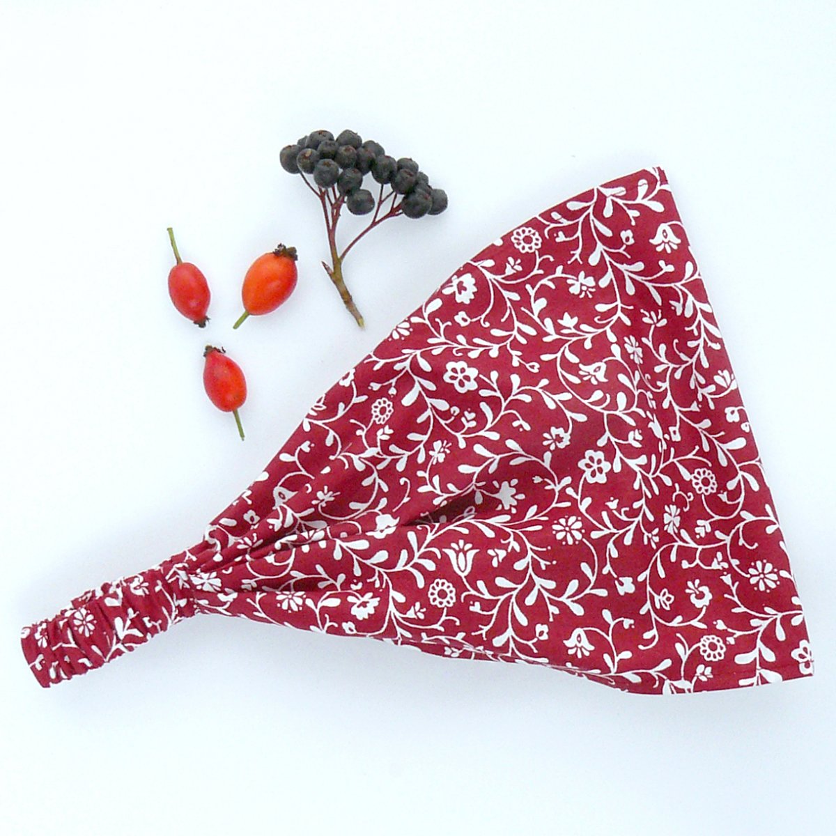 Látková čelenka - ve vínš