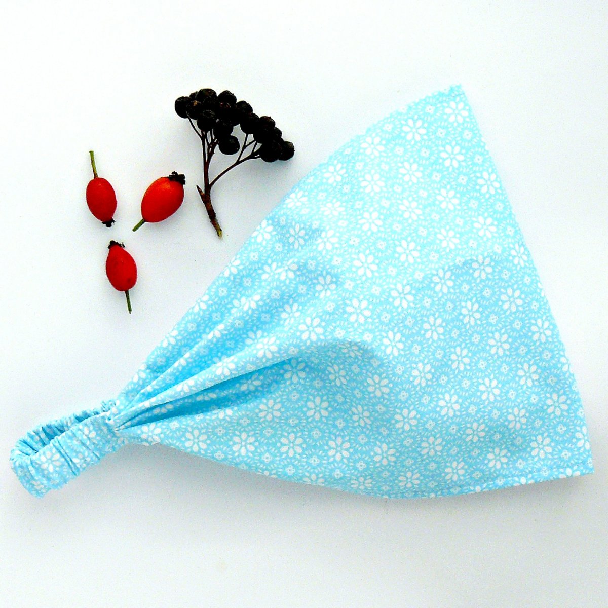 Látková čelenka, šátek - led