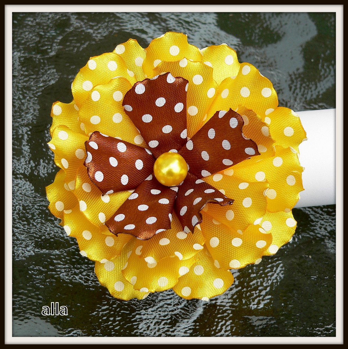 gumička do vlasů - 2 - puntíková