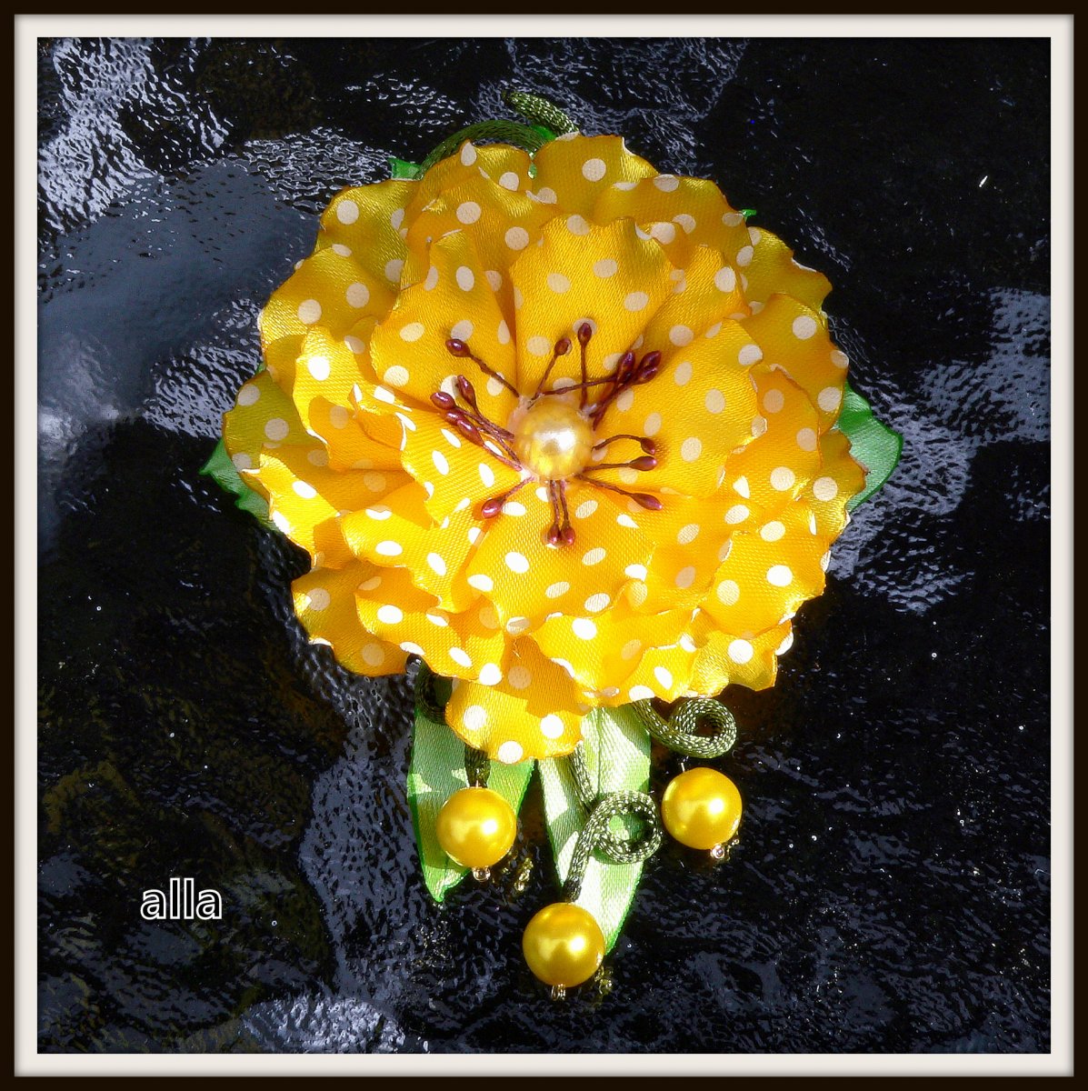 francouzská spona - puntíková