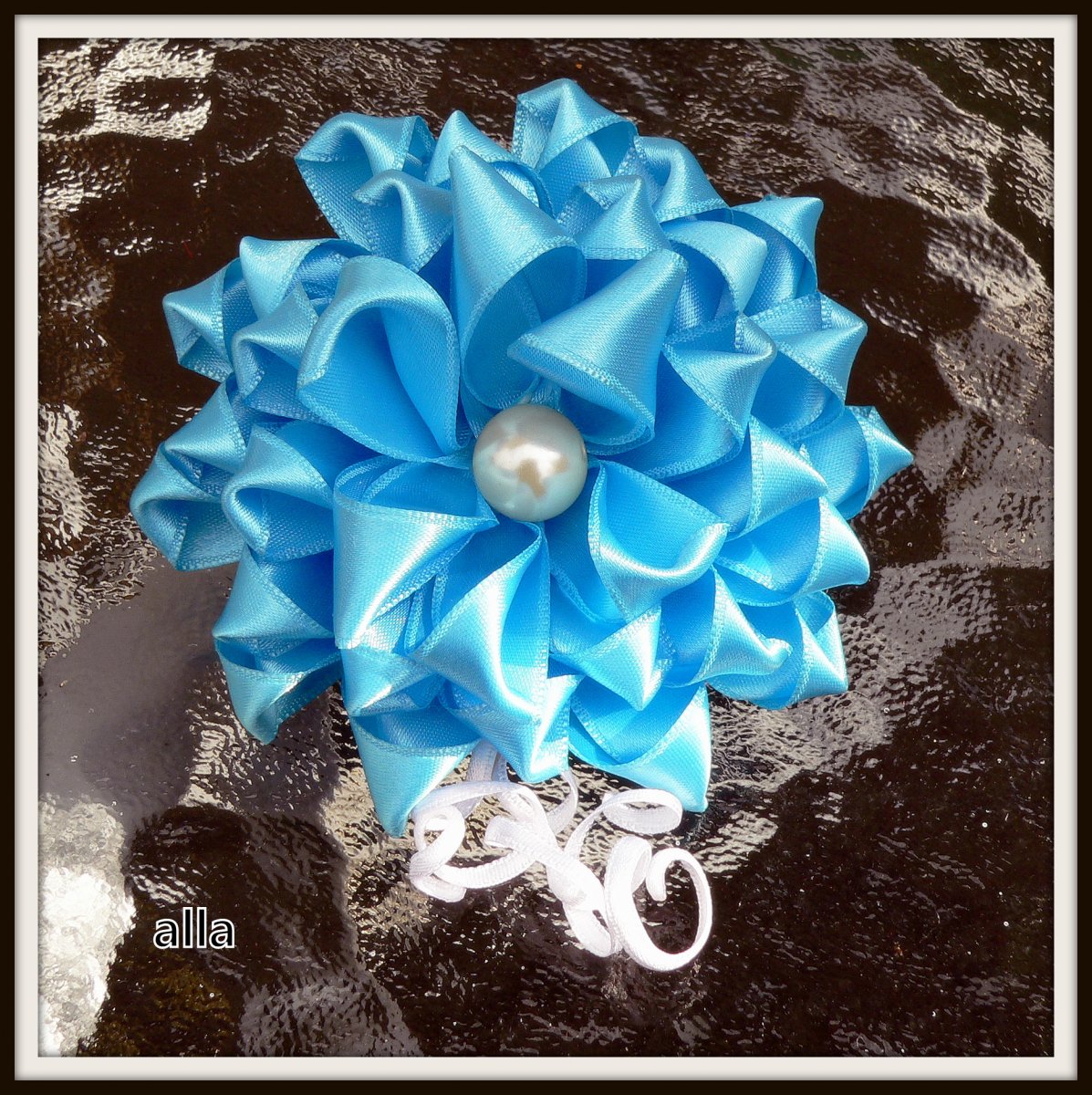 francouzská spona - květ