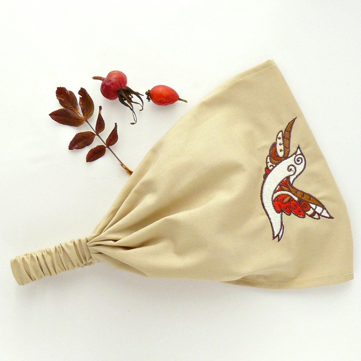 Látková čelenka, šátek -  vyletěl z šípku