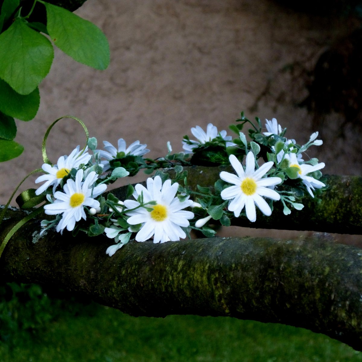 Kopretinový věneček do vlasů