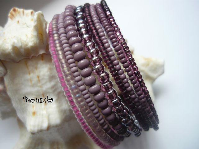 Paměťový náramek - fialový