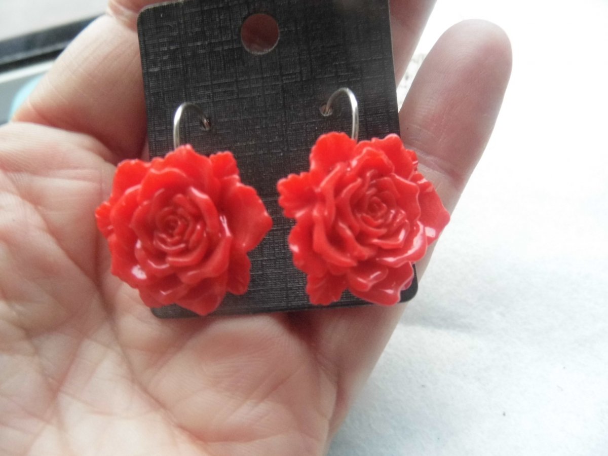 náušnice růžičky