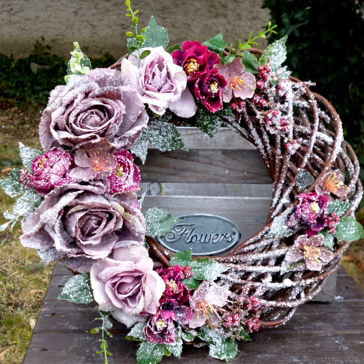 Zimní královna_ mrazivý věnec