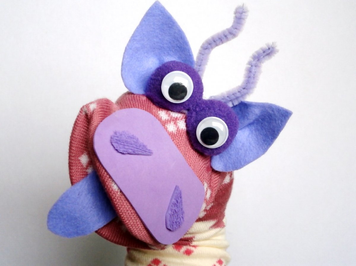 Maňásek ponožkáček č.654