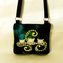 malá crossbody- kočičky