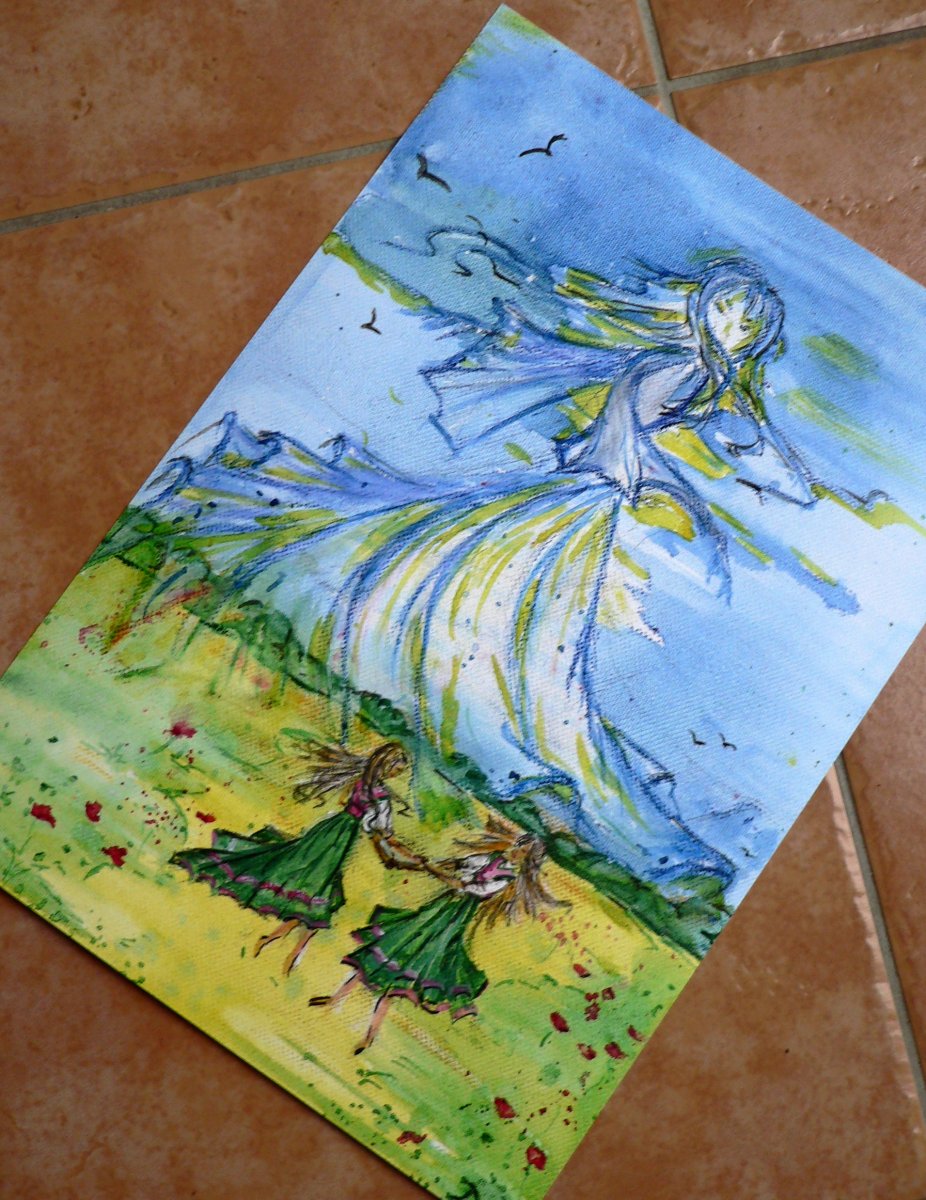 Autorský tisk formát A4  - Taneček