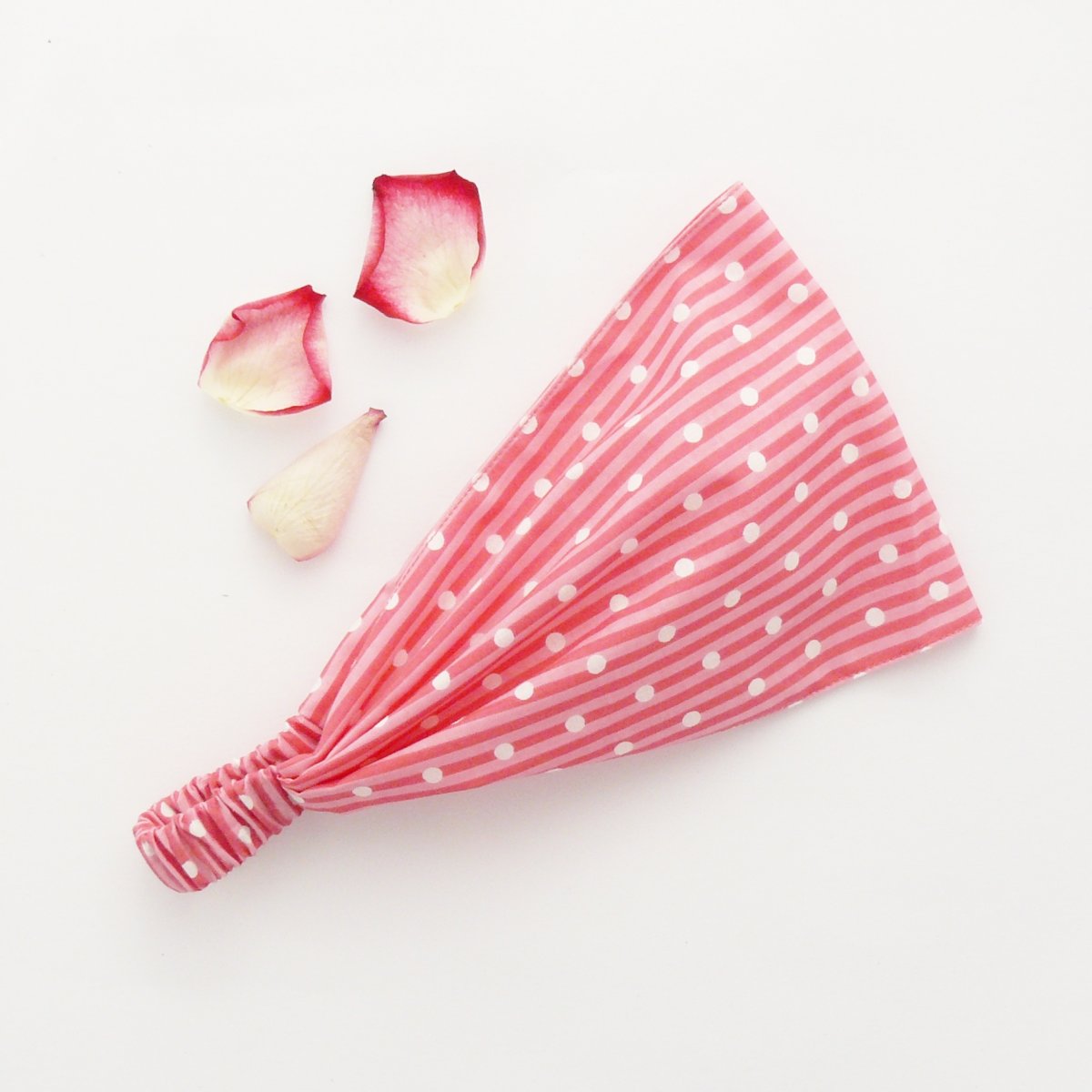 Puntíky a pruhy - dětská čelenka