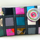 Kostkovaná taštička.