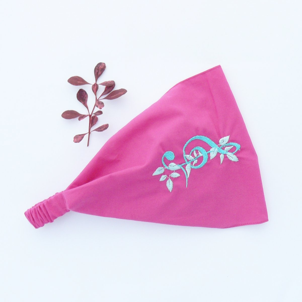 Látková čelenka, šátek - miluji hudbu