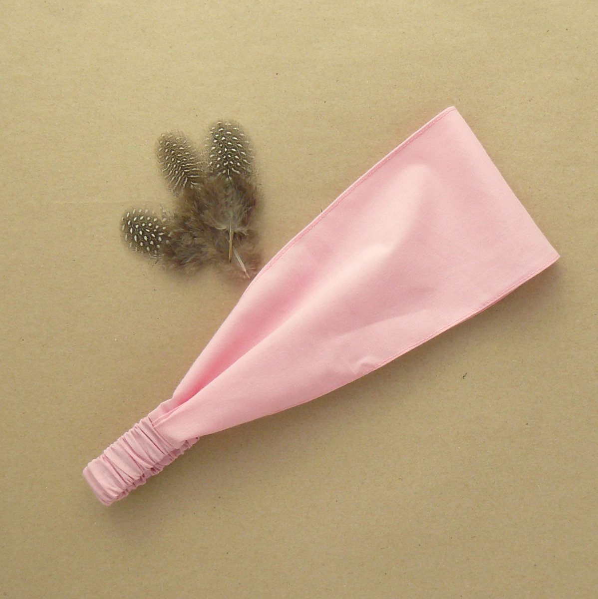 Látkový šátek - světle růžová