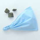 Látkový šátek - bleděmodrá