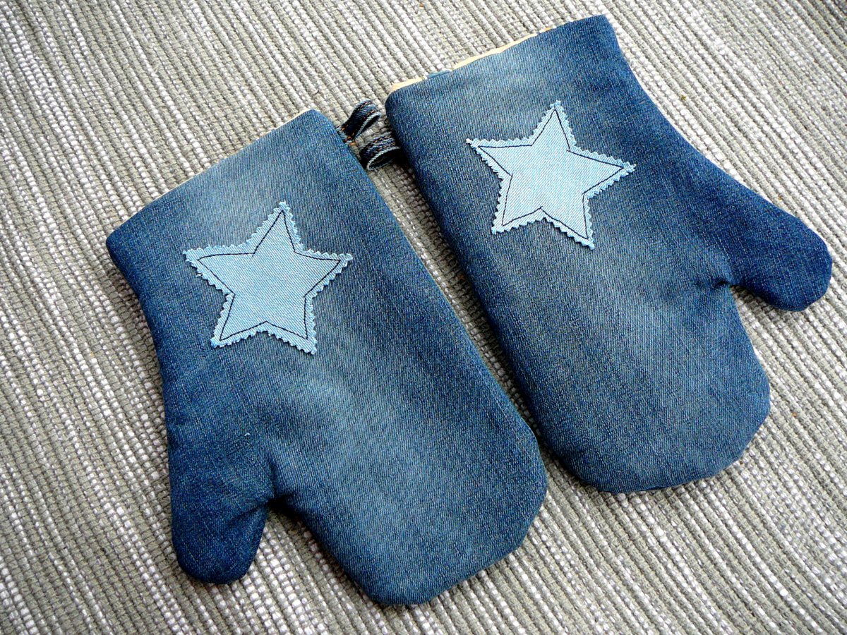 Chňapky XXL pro milovníky rifloviny