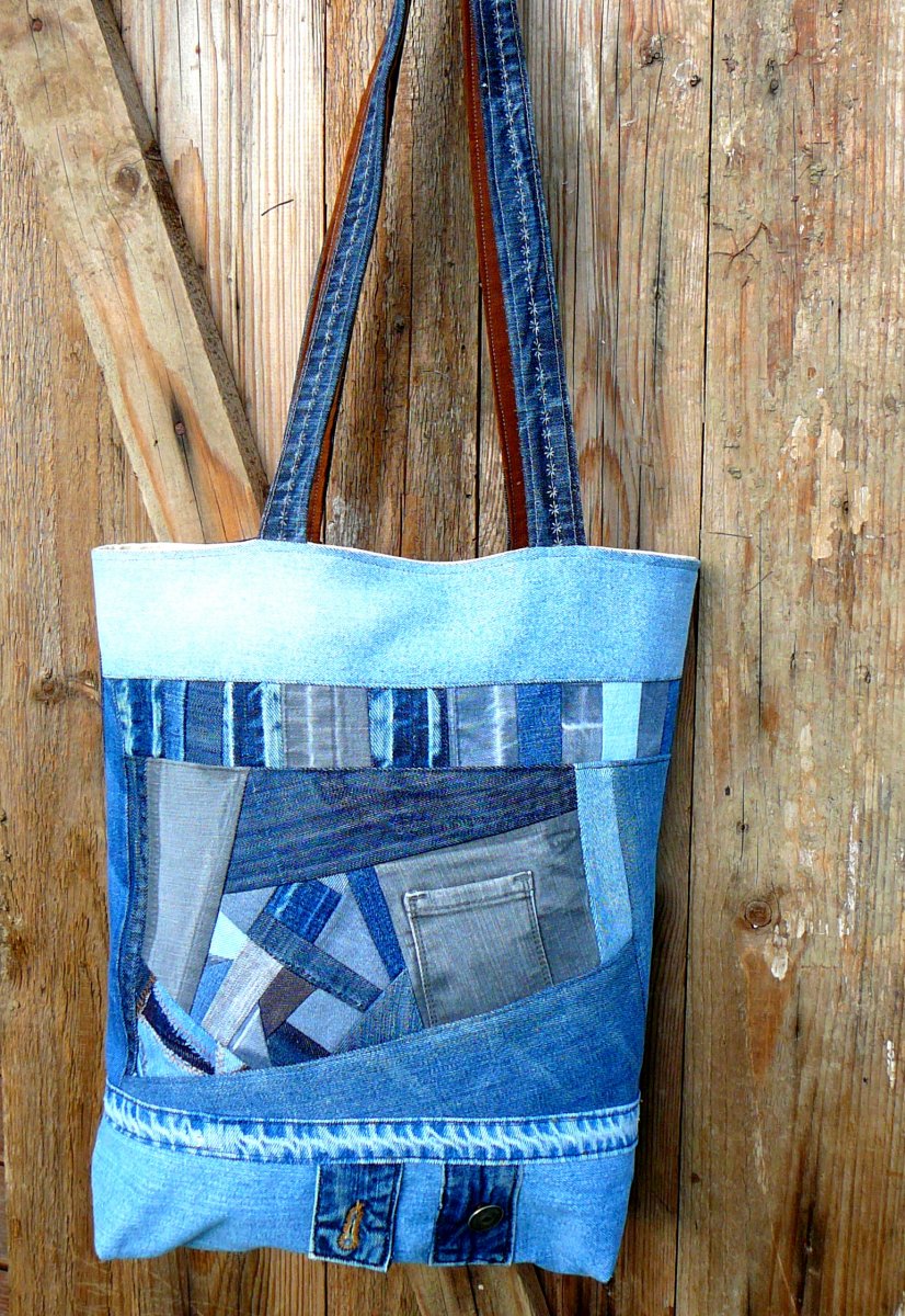 Džínová taška.