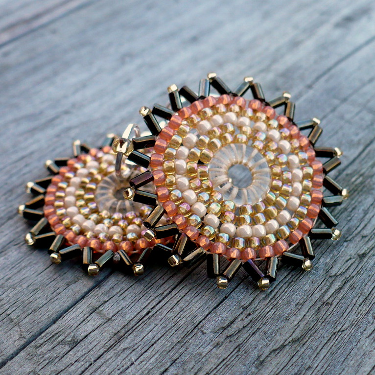 Zoubkované - náušnice