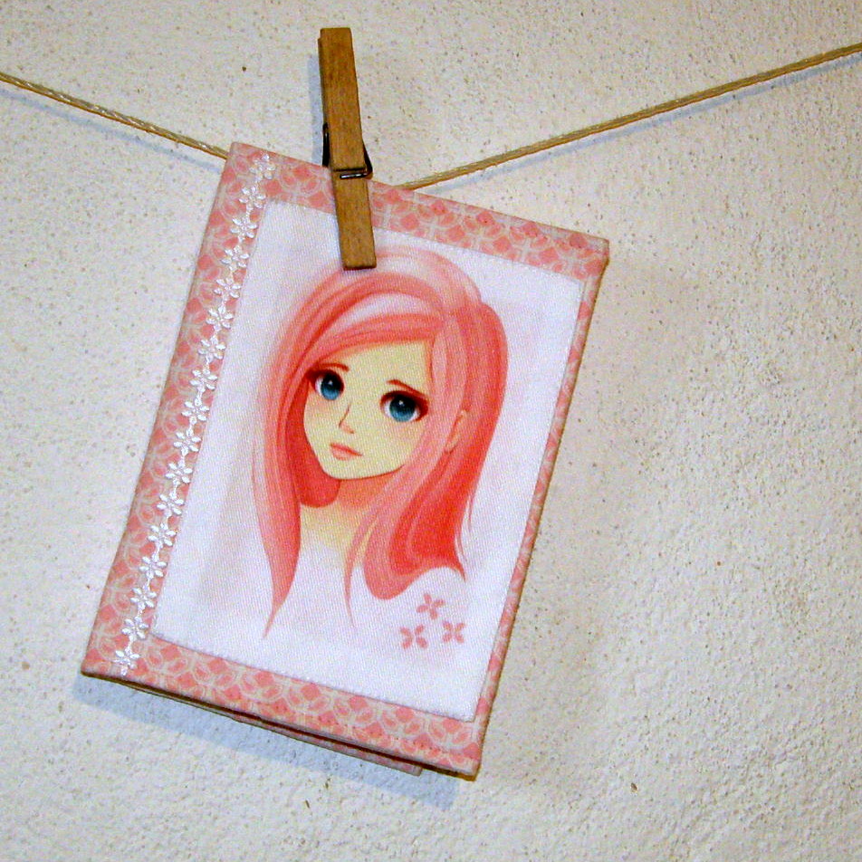 "Něžná" - na očkovák/průkazku/notýsek A6