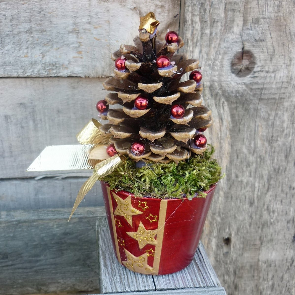 vánoční šiška červená II.