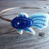 Rybičková - čelenka do vlasů s lapis lazuli