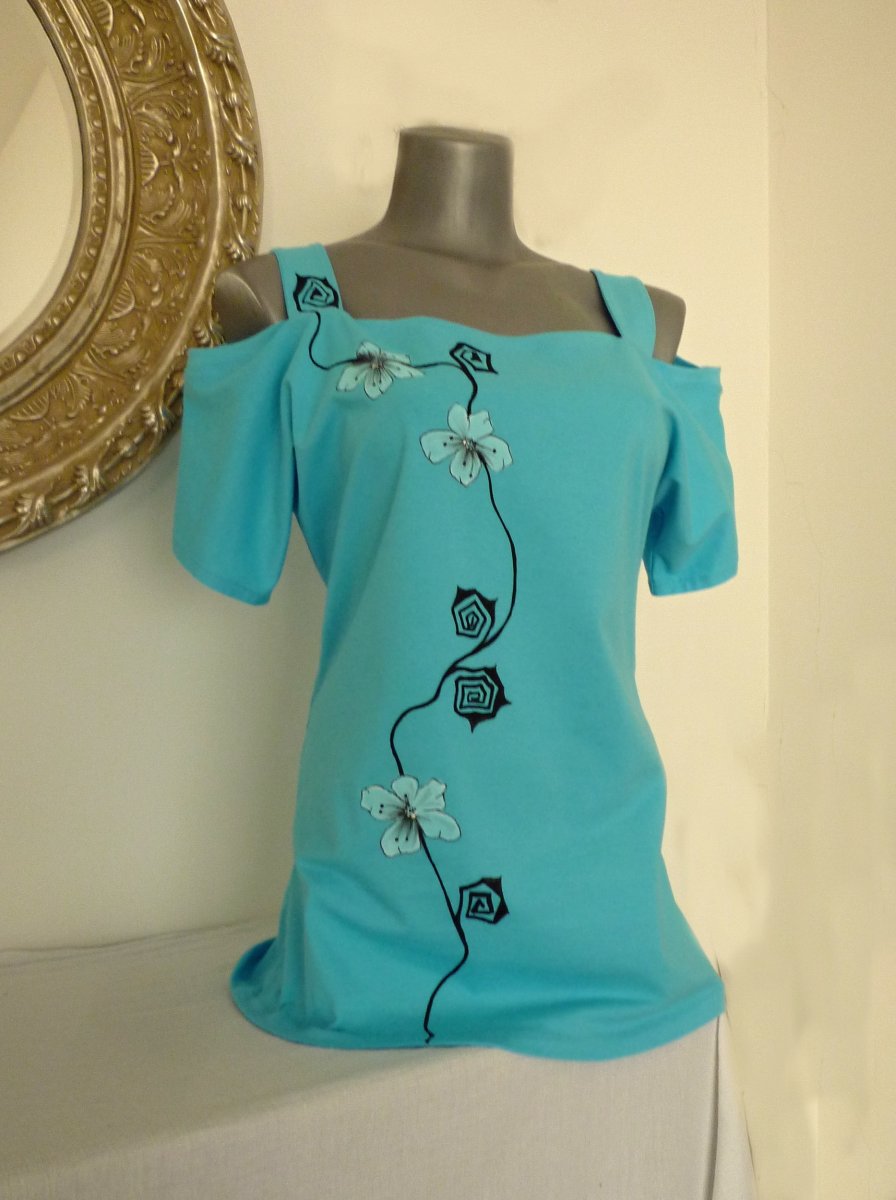 Tričko na ramínka vel.S,M,L a XL