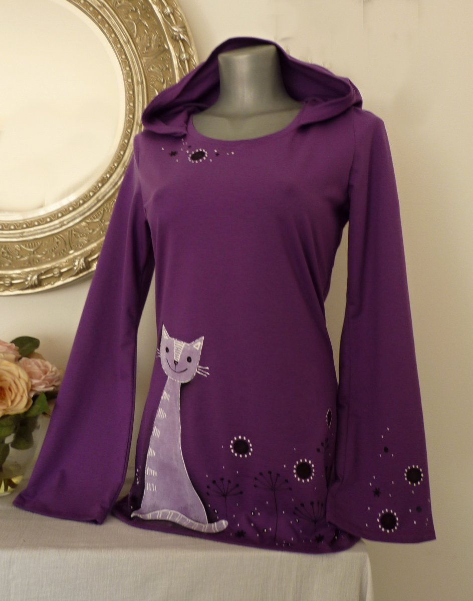 Tunika  s kapucí (vel .4XL a 5XL )