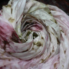 Šál zlehka olivový- rose, 180x90 cm