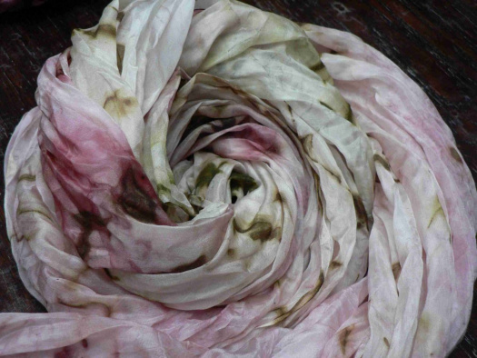 Šál zlehka olivový- rose, 180x90 cm