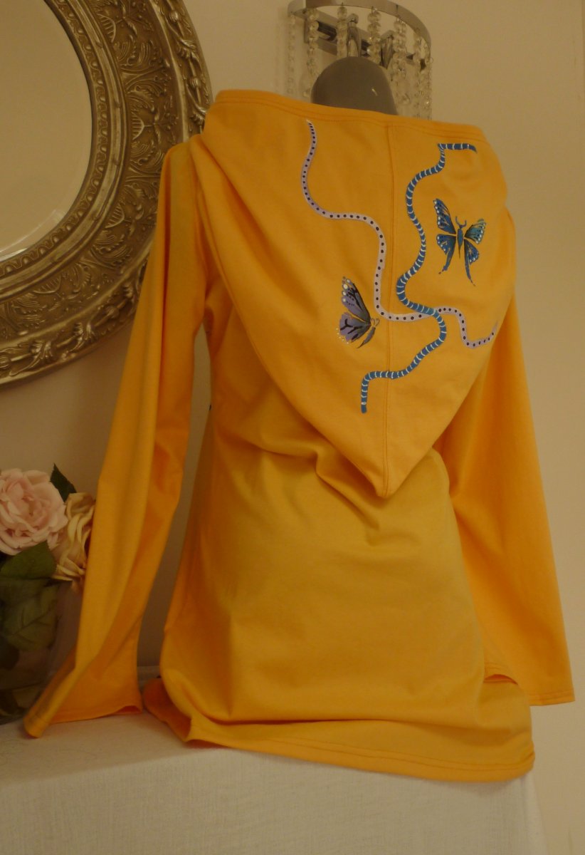 Tunika  s maxikapucí vel.2XL a 3XL