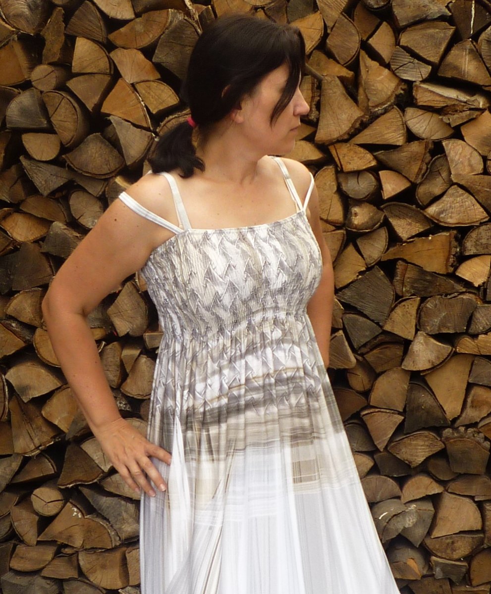 Šaty na ramínka - uni velikost