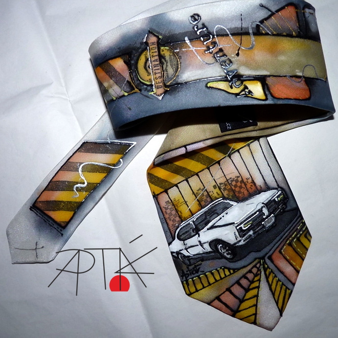 Hedvábná KRAVATA, "bourák"