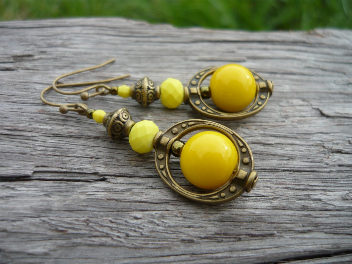 Náušnice Slunce v Orientu