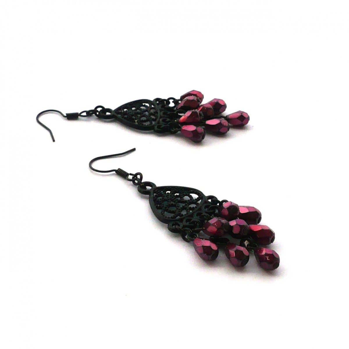 Vínová Carmen - náušnice