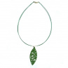 Zelené vážky - náhrdelník