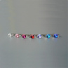 Light rose Swarovski dětský prstýnek antialergický