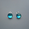 Swarovski Bermuda blue a klipsy antialergické
