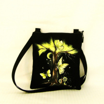 malá crossbody-měsíční krajina