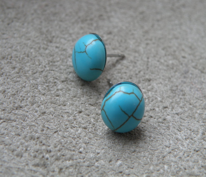 Naušnice - tyrkenitové