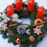 Adventní věnec oranžový