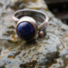 Měděný prsten -lapis-lazuli